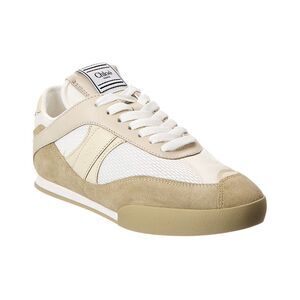 Chloé Kick Leather Sneaker, Beige
